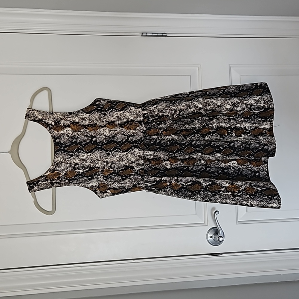 Everly Snake Print Dress